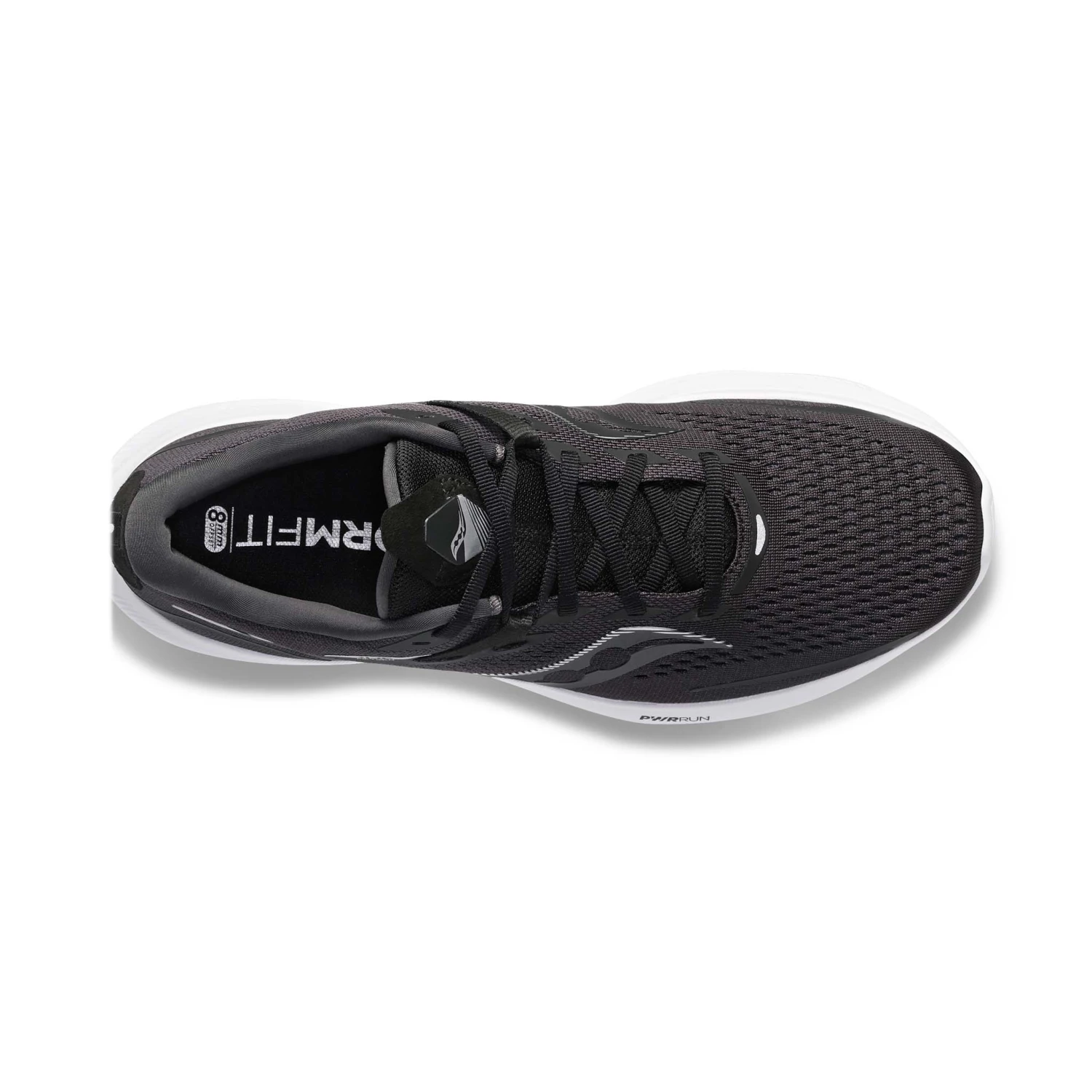 Saucony | Men's Ride 15 Running Shoes - Black 5 Saucony | Men's Ride 15 Running Shoes - Black - Image 3