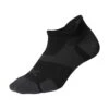 2XU | Unisex VECTR CUSHION No Show Sock -Deals Sportswear Store UA5043eblkttm 2XU vectrlightcushionns front