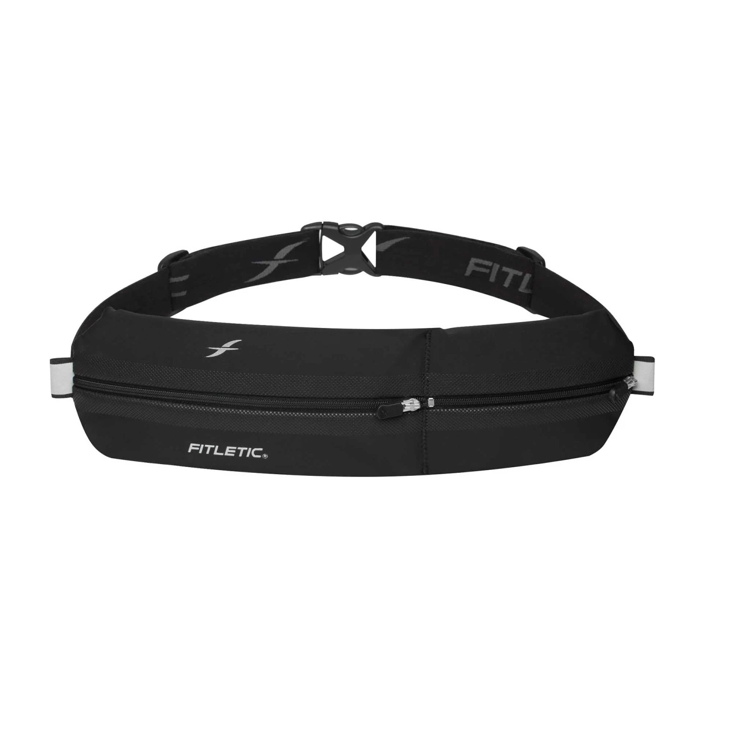 Fitletic | Unisex Bolt Fit Waistpack - Black 3 Fitletic | Unisex Bolt Fit Waistpack - Black