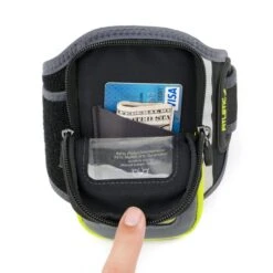Fitletic | Unisex Forte Running Arm Band - Grey 12 Fitletic | Unisex Forte Running Arm Band - Grey -Deals Sportswear Store forte grey green interior pocket 2